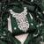 Women green chanderi cotton sequin work unstitched dress material with dupatta