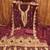 Women maroon georgette embroidered unstitched dress material with dupatta