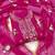 Women magenta georgette embroidered unstitched dress material with dupatta
