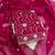 Women magenta twill net sequin work unstitched dress material with dupatta