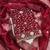 Women maroon twill net sequin work unstitched dress material with dupatta