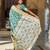 light sea green banarasi silk blend meenakari weaving saree