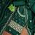 Women green jalpari cotton sequin work unstitched dress material with dupatta