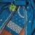 Women teal blue jalpari cotton sequin work unstitched dress material with dupatta