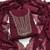 Women maroon georgette sequin work unstitched dress material with dupatta