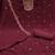 Women maroon georgette sequin work unstitched dress material with dupatta