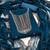 Women teal blue georgette sequin work unstitched dress material with dupatta