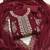 Women maroon georgette embroidered unstitched dress material with dupatta