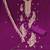 Women purple georgette embroidered unstitched dress material with dupatta