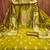 Women green simmer silk woven unstitched dress material with dupatta
