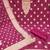 Women magenta simmer silk woven unstitched dress material with dupatta