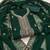 Women green georgette embroidered unstitched dress material with dupatta
