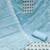 Women sky blue chanderi cotton embroidered unstitched dress material with dupatta