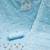 Women sky blue chanderi cotton embroidered unstitched dress material with dupatta