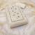 Women white chanderi cotton embroidered unstitched dress material with dupatta