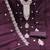 Women purple chanderi cotton embroidered unstitched dress material with dupatta