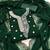 Women green georgette embroidered unstitched dress material with dupatta