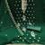 Women green georgette embroidered unstitched dress material with dupatta