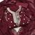Women magenta georgette embroidered unstitched dress material with dupatta