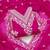Women pink chanderi cotton embroidered unstitched dress material with dupatta