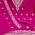 Women pink chanderi cotton embroidered unstitched dress material with dupatta