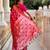 rani pink banarasi silk blend meenakari weaving saree