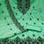 Women light green chanderi cotton embroidered unstitched dress material with dupatta
