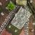 Women mehendi organza embroidered unstitched dress material with dupatta