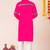 Pink pure rayon navratri special premium designer kurta pyjama