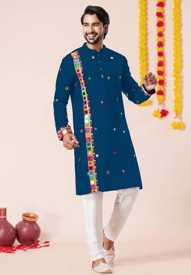 Rama pure rayon navratri special premium designer kurta pyjama 1