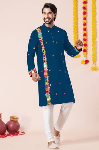 Rama pure rayon navratri special premium designer kurta pyjama