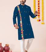 Rama pure rayon navratri special premium designer kurta pyjama