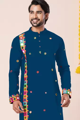 Rama pure rayon navratri special premium designer kurta pyjama