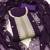 Women purple georgette embroidered unstitched dress material with dupatta