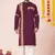 Wine pure rayon navratri special premium designer kurta pyjama