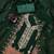 Women green georgette embroidered unstitched dress material with dupatta