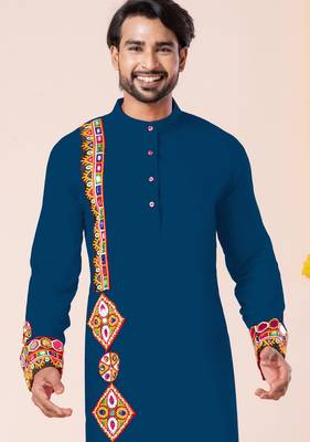 Rama pure rayon navratri special premium designer kurta pyjama 2
