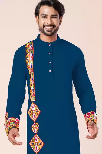 Rama pure rayon navratri special premium designer kurta pyjama
