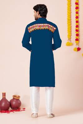 Rama pure rayon navratri special premium designer kurta pyjama 3