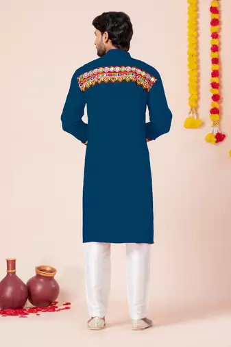 Rama pure rayon navratri special premium designer kurta pyjama