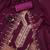 Women purple georgette embroidered unstitched dress material with dupatta