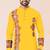 Yellow pure rayon navratri special premium designer kurta pyjama