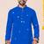 Blue pure rayon navratri special premium designer kurta pyjama