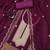 Women purple georgette embroidered unstitched dress material with dupatta