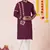 Wine pure rayon navratri special premium designer kurta pyjama