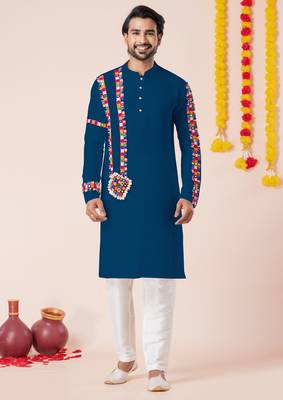 Rama pure rayon navratri special premium designer kurta pyjama 1