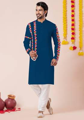 Rama pure rayon navratri special premium designer kurta pyjama 2