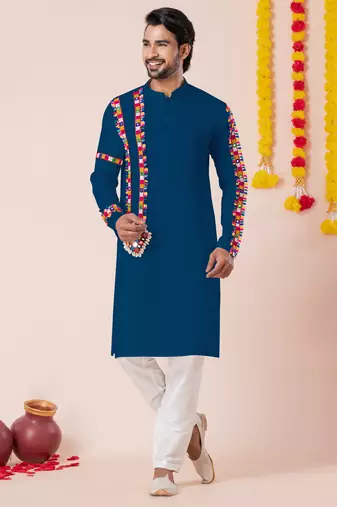 Rama pure rayon navratri special premium designer kurta pyjama