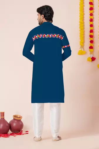 Rama pure rayon navratri special premium designer kurta pyjama