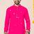 Pink pure rayon navratri special premium designer kurta pyjama